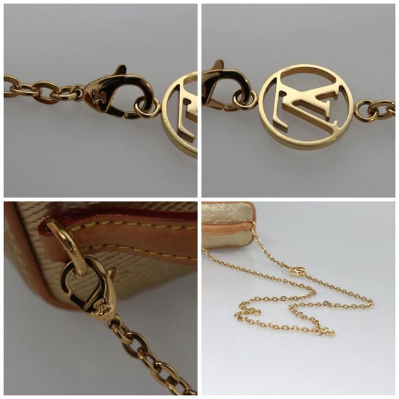 LOUIS VUITTON Monogram Laminated Jacquard Microvanity Gold M22920 LV Auth EC760S - Picture 16 of 16